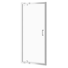 Душ двері PIVOT BASIC 80х185,проф хром, скло прозоре (S158-001)