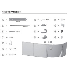 Кріплення для панелі RAVAK Rosa/Asymmetric II (універсальні) (B23000100N)