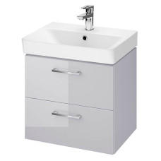 Набір В383 Шафка LARA+раковина MILLE SLIM 50, сіра (S801-355)