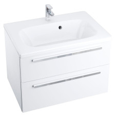 Шафка для/раковини SD ХРОМ 2 800, 80х49х50 см, білий/білий Ravak (X000000922)