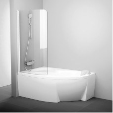 Шторки для ванны CVSK1-140/150 L Белая (Transparent) (7QLM0100Y1)