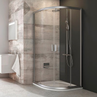 BLCP 4-80 satin (Transparent) Душевой уголок (3B240U00Z1)