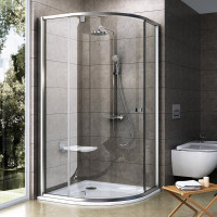 PSKK 3-80 satin (Transparent) Душевой уголок (37644U00Z1)