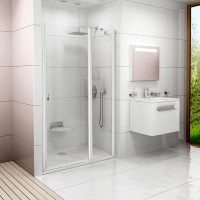 CSD2-120 white (Transparent) Душевые двери (0QVGC100Z1)