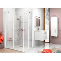 CRV2-120 white (Transparent) Душевые двери (1QVG0100Z1)