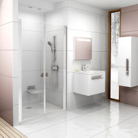 CSDL2-90 white (Transparent) Душевые двери (0QV7C10LZ1)