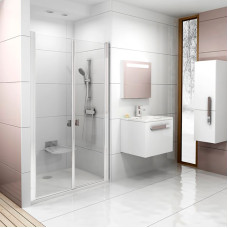 CSDL2-90 white (Transparent) Душевые двери (0QV7C10LZ1)