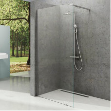 Стінка д/душу Walk-In Wall-100 h.200, transparent, полір.алюмін. (GW9WA0C00Z1**)