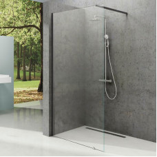 Душевая стенка 900*2000мм черный/transparent Walk In-Wall-90 RAVAK (GW9W70300Z1)