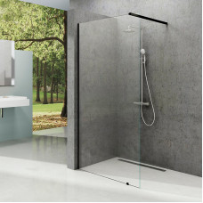 Неподвижная стенка Walk-IN Wall 800x2000mm Black Transparent (GW9W40300Z1)