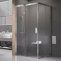MSRV4-80/80 bright alu (Transparent) Душевой уголок (1WV44C00Z1)