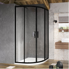 BLSCP4-90 black (Transparent) Душевой уголок (X3BM70300Z1)