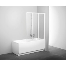 Шторки д/ванны складные VS 3 115 white (Transparent) (795S0100Z1)