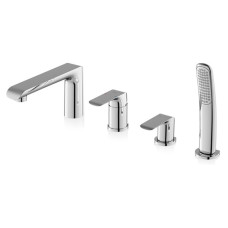 Flat FL 026.00 Смеситель для ванны, с четырьмя отверстиями (X070120)