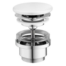 Злив д/змішувача FLAT, керамічний, білий (X01919)