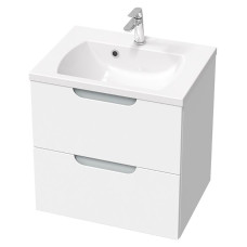Шафка д/раковини SD CLASSIC 2 600, 60x45x58,5, білий/сірий (X000001477)