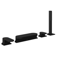 ***Змішувач CHROME д/ванни, врізний чорний (CR 025.20) (X070445)