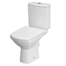 Унітаз-компакт 909(559) CARINA CLEAN ON 011гор злив,3/5,нижн підв+сид дюр пов пад легко з'ємн НКБ (K31-090)