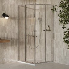 Душ штора XPSRV2-90 Transparent, профіль полір.алюм (X14V70C0FZ1)