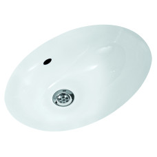 Раковина FLORENTINE 55х42,5, овальна+кріплення (FLS-WHT-5701)