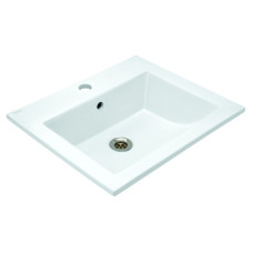 Раковина KUBIX F 50,5х43,5, прямокутна (KUS-WHT-35601)