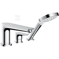 Talis E Змiшувач на край ванни, на 3 отвори, хром, HANSGROHE (71731000)