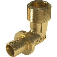 Отвод латунный с НР UltraLine - 25 R3/4