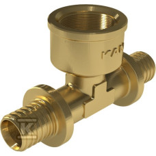 Тройник латунный с ВР UltraLine - 20 Rp1/2