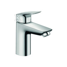 Logis 100 Змішувач для раковини, одноважільний, з клапаном push-open, хром, HANSGROHE (71107000)