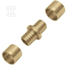 KAN З'єднувач двосторонній Push 18x2/18x2,5 (1109046004) KAN-therm (1109046004)