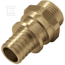 KAN З'єднувач Push з манжетою з зовнішньою різьбою 14x2 G1/2
