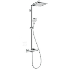 Душова система з термостатом Hansgrohe Crometta E 240 1jet Showerpipe (27271000)