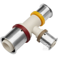 Тройник PPSU press с пресс-кольцом 32x3/32x3/25x2,5 KAN-therm (1009257073)