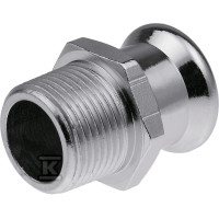 Steel з'єднувач з зовнішнім різьбленням press 42xR3/2 KAN-therm (1509045013)