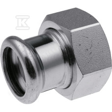 Соединитель с накидной гайкой с плоским уплотнением KAN-therm Steel 22 x G1 (1509106002)