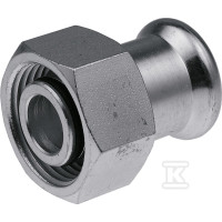 Steel соединитель с накидной гайкой press (для радиаторов VK) 15×G¾ KAN-therm (1509271000)