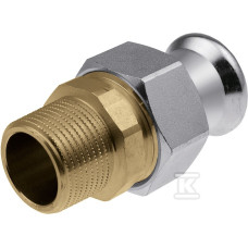 Steel соединитель разъемный с наружной резьбой press 15x R1/2 KAN-therm (1509272000)