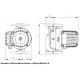 Рециркуляційний насос sanbasic ii 40-70 f250 Pedrollo (979524617)