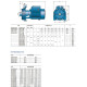 Насос Pedrollo 2cp 40/200b багатоступінчастий 46JS8AM05A1