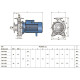 Насос Pedrollo f 65/125b-i моноблочний відцентровий 4FP50163BA