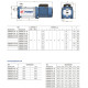 Насос Pedrollo plurijetm 4/130 самовсмоктуючий до 9м 43PJDI20048A