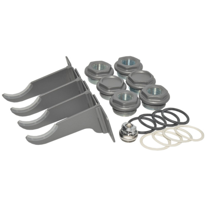 Монтажний комплект (4 кроншт.) для алюмінієвого радіатора 1″ х 1/2″ PURE METAL NOVA FLORIDA (55014918)