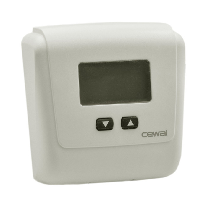 Цифровий кімнатний термостат ET 05 5(2)A/230V 0/+50°C Cewal S.p.A. (91935205)