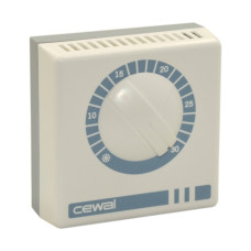 Электромеханический комнатный термостат RQ 01 5÷30°C 16А (2,5A) 250V Cewal S.p.A. (91934901)