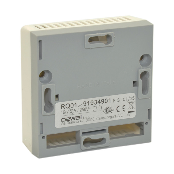 Электромеханический комнатный термостат RQ 01 5÷30°C 16А (2,5A) 250V Cewal S.p.A. (91934901)