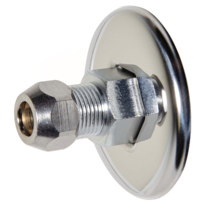 (G02562) Перехідник хром з віддзеркалювачем Ø10 х 1/2″З VA Albertoni srl (413)