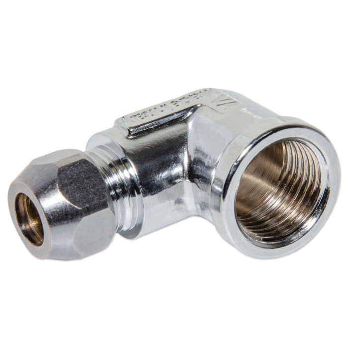 (G02535) Коліно хром Ø10 х 3/8″ В VA Albertoni srl (422)