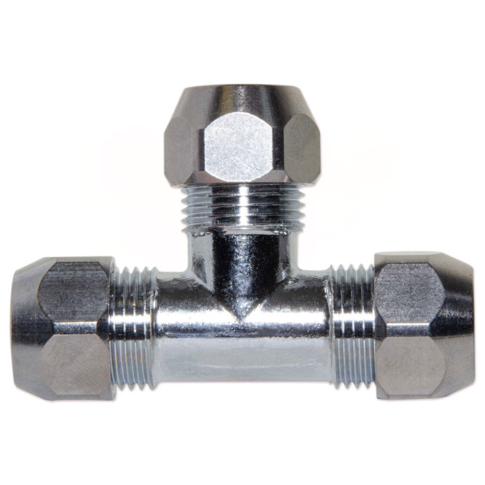 (G02540) Тройник хром Ø10 VA Albertoni srl (423)