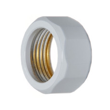 Гайка для штуцера/крана БЕЛАЯ Ø3/4″ Carlo Poletti Srl (A33400E)