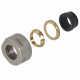 Гайка для мідної труби Ø15 мм x 3/4″ EK BRUSH SILVER Carlo Poletti Srl (A33109JEK)